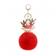Cartoon Antler Fur Ball Pendant Bag Accessory For Women for Bag Accessories