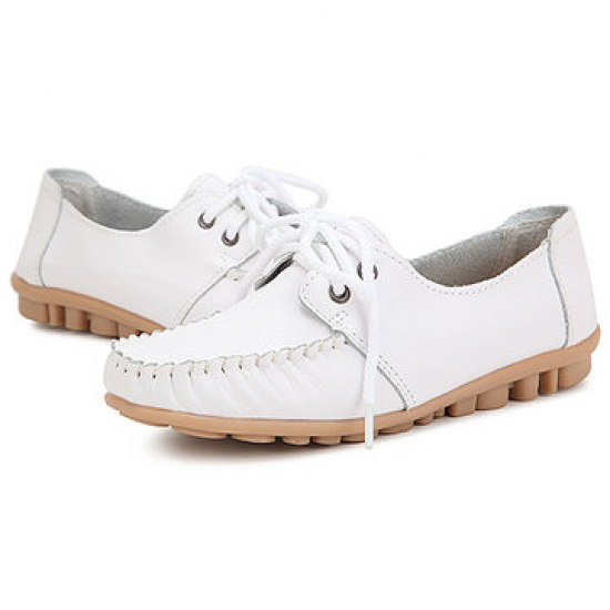 Fashion Leather Casual Shoes Flat Loafers for Flat & Loafers