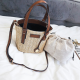 Straw Beach Bag Bucket Bag Handbag Shoulder Bag For Women for Handbags
