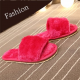 Furry Peep Toe Warm Floor Indoor Flat Slip On Slippers for Home Shoes