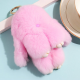 Women Faux Fur Cartoon Design Pom Pom Bag Accessory for Bag Accessories