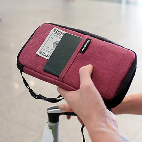 Travel Multi-slots Passport Holder Organizer Cover Card Bag Passport Wallet Phone Storage Bag for Storage Bags