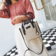 Straw Beach Bag Bucket Bag Handbag Shoulder Bag For Women for Handbags