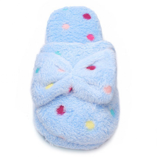 Cute Bowknot Cotton Slippers for Home Shoes