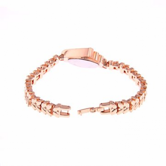 Trendy Quartz Diamond Chain Watch Rose Gold Rhinestone Quartz Watch For Women for Women Watches