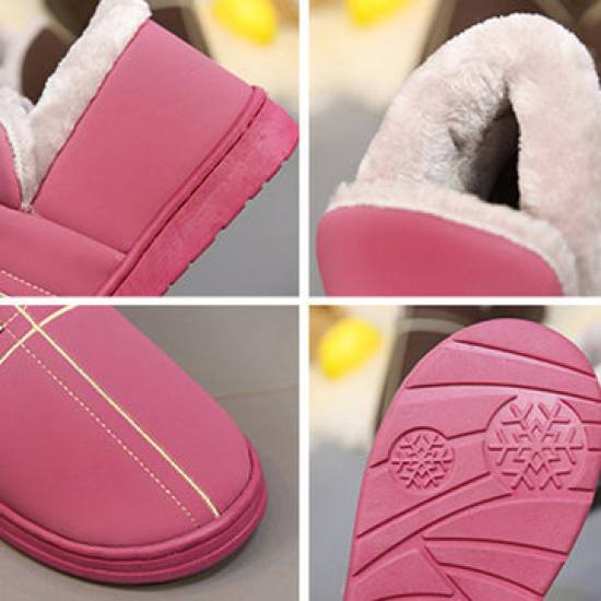 Candy Color Winter Warm Lining Slip On Home Shoes for Home Shoes