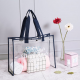 Women Men PVC Casual Storage Bag Beach Bags Handbag Wash Bags for Storage Bags