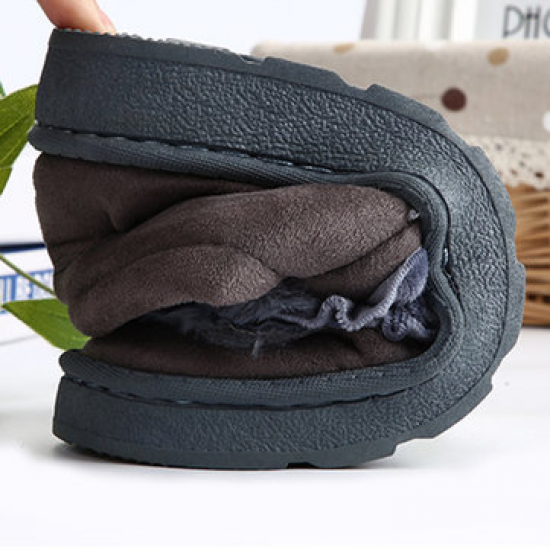 Furry Suede Slip On Keep Warm Home Flat Shoes for Home Shoes